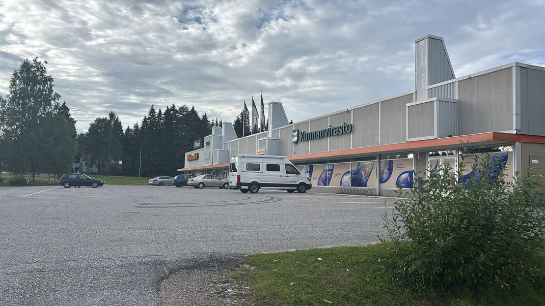 Ein Übernachtungsplatz unterwegs