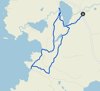 Wanderweg im Gebiet Simojärvi–Soppana bei Ranua