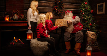 Besuch bei Santa Claus in Rovaniemi