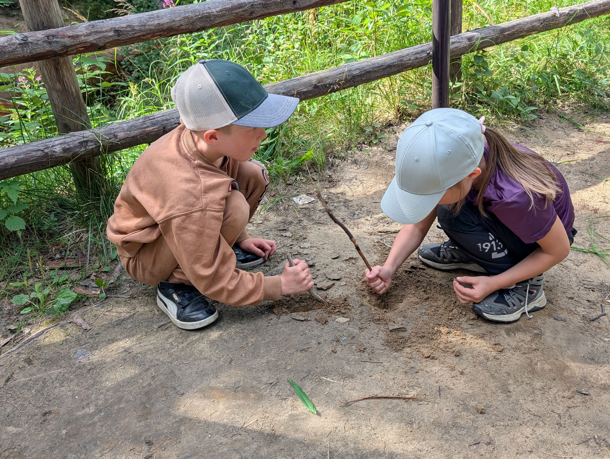 wandern, grillieren, spielen
