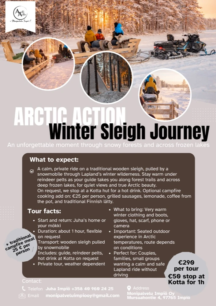 Winterliche Schlittenfahrt – Arctic Action / Juha Impiö