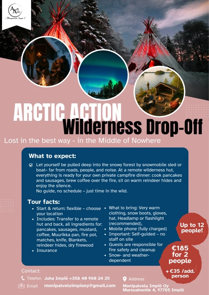Wilderness Drop-Off – Arctic Action / Juha Impiö
